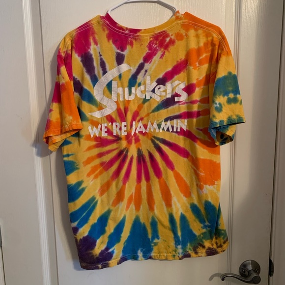 Tie dye Shuckers We’re Jammin T-shirt - Picture 2 of 9